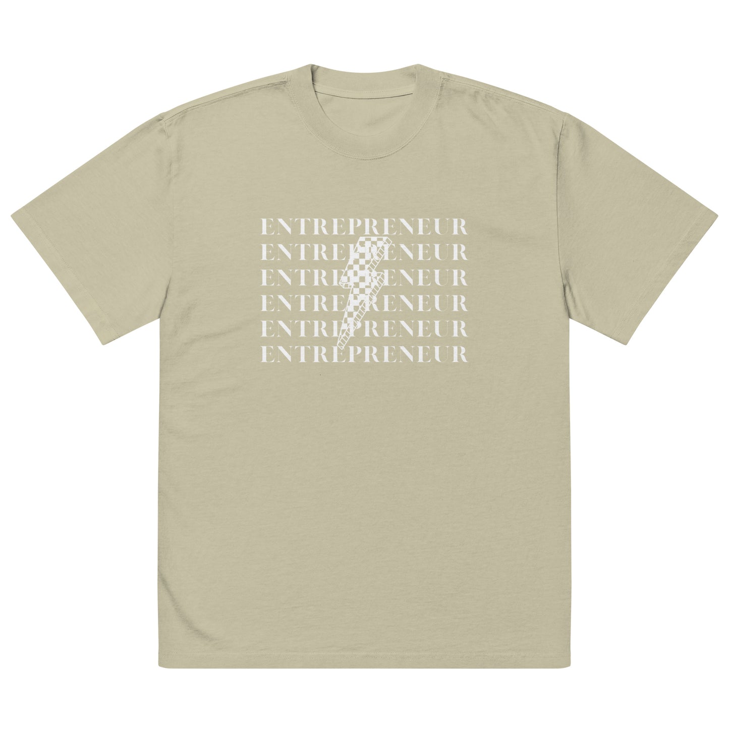 Entrepreneur Oversized faded t-shirt