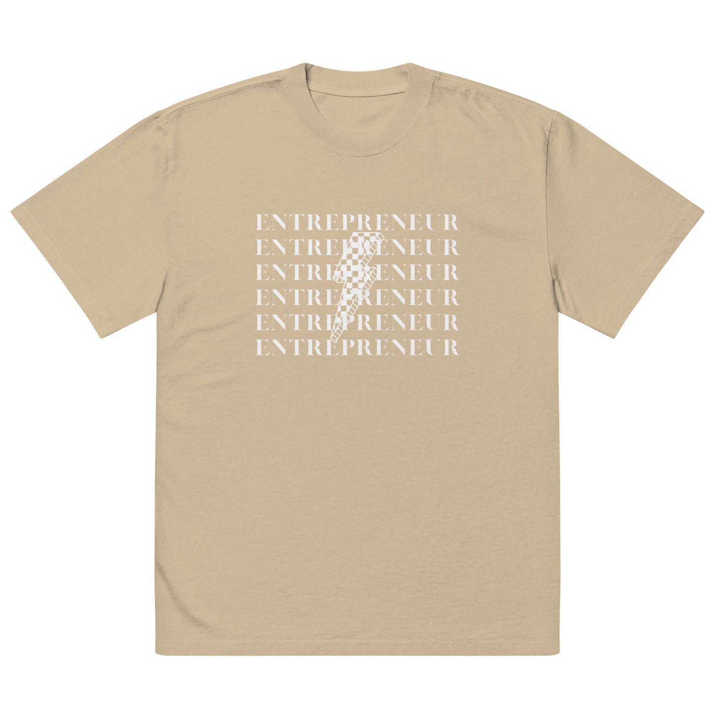 Entrepreneur Oversized faded t-shirt