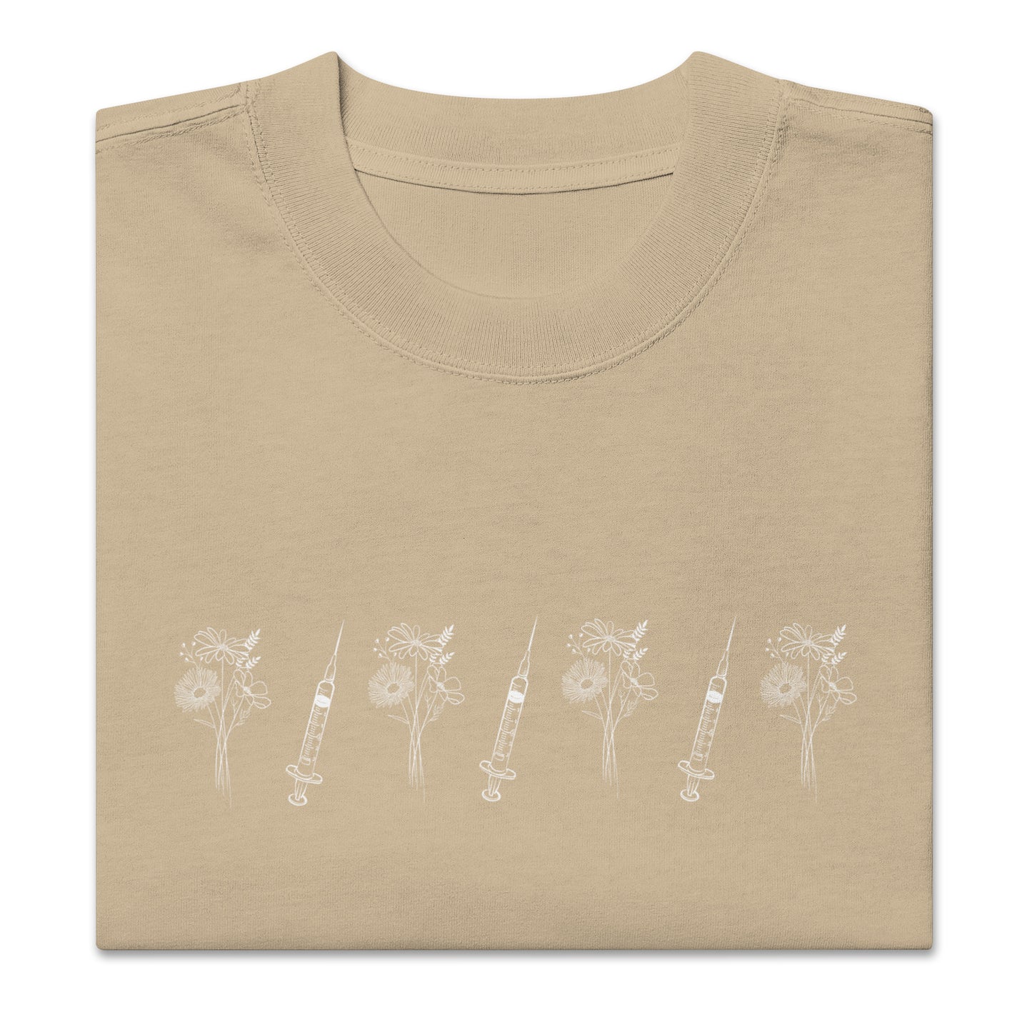 Needle Oversized faded t-shirt